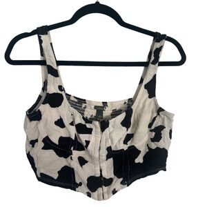 Size M | Wild Fable Cow Print‎ Crop Top | EUC